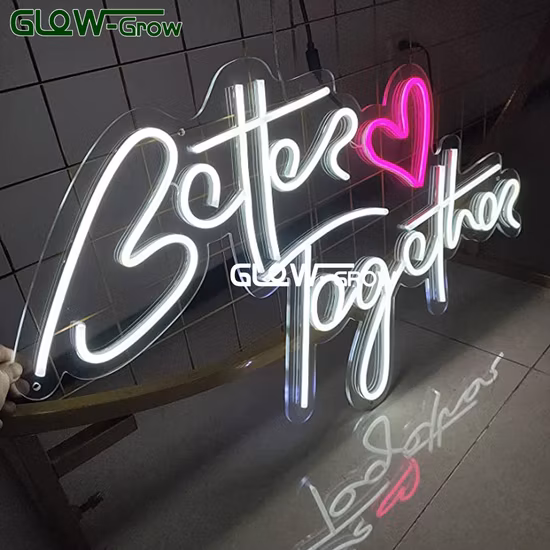 Cafe Neon Restaurant Sign intagliato acrilico lettere luminose luci decorative dell'alfabeto inglese