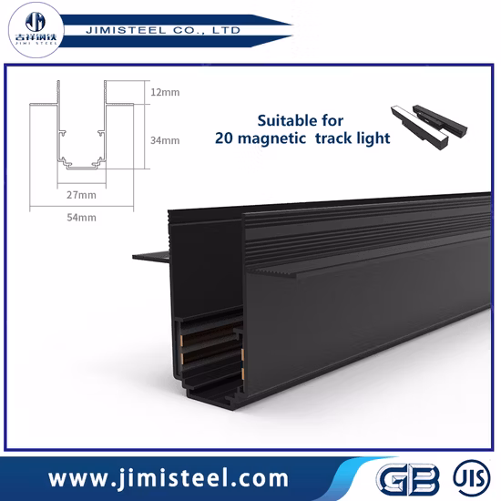 Illuminazione zoomabile moderna antiriflesso per interni su misura di fabbrica Faretto regolabile CRI90 Faretto su binario dimmerabile COB Focus Faretto a binario a LED nero